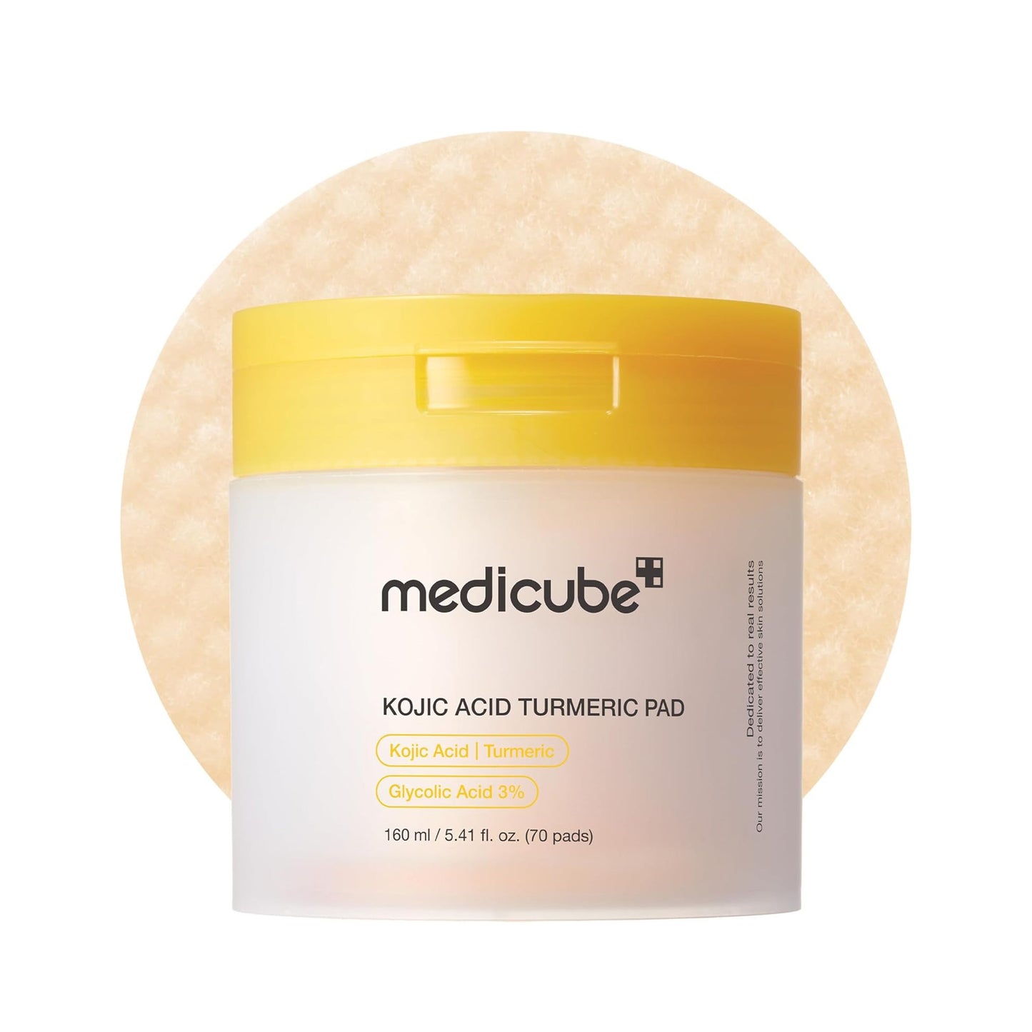 MEDICUBE Kojic Acid Turmeric Pad – Brightening & Soothing Glow-  70 Pads