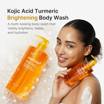 Medicube Kojic Acid Turmeric Brightening Body Wash - 400ml