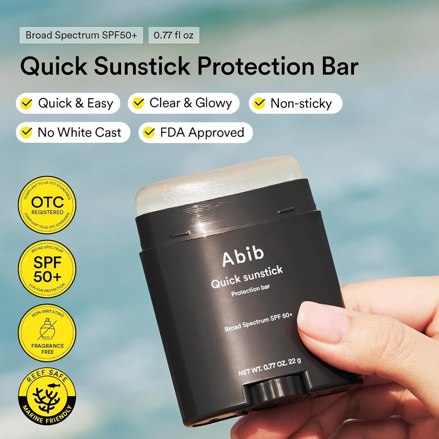 [ABIB] Quick Sunstick Protection Bar SPF50+ PA++++