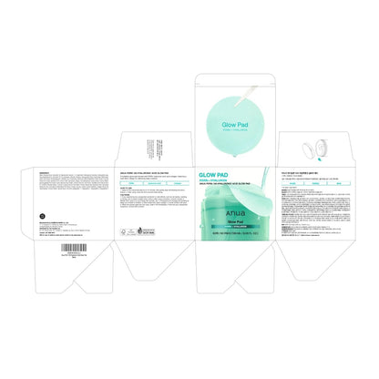 [Anua] PDRN 100 Hyaluronic Acid Glow Pad 60 EA