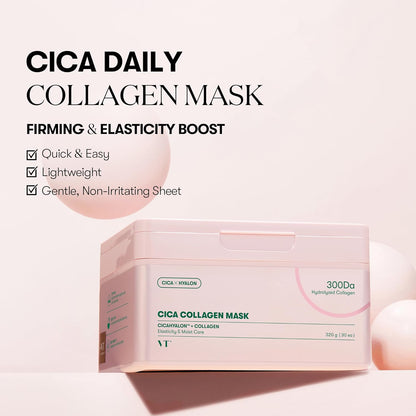 [VT COSMETICS] Cica Collagen Mask - 30pcs