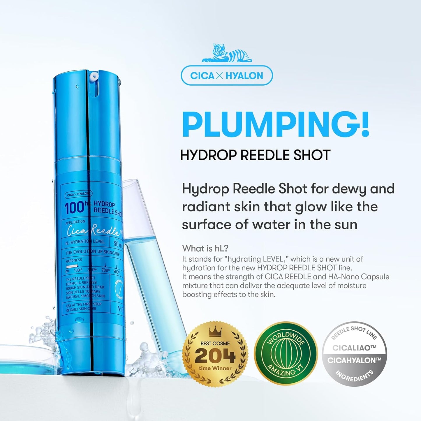 [VT COSMETICS] Hydrop Reedle Shot 100hL – 50 ml