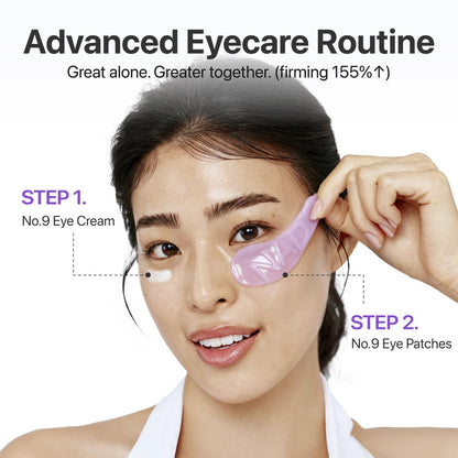 Numbuzin No.9 NAD Under Eye Patches – Revive & Depuff Eye Glow - 5 Pairs