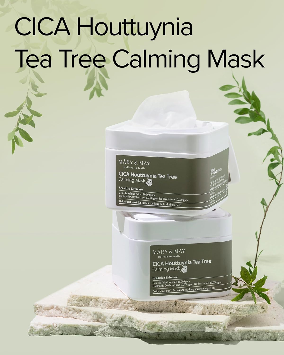 Mary&May CICA Houttuynia Tea Tree Calming Mask