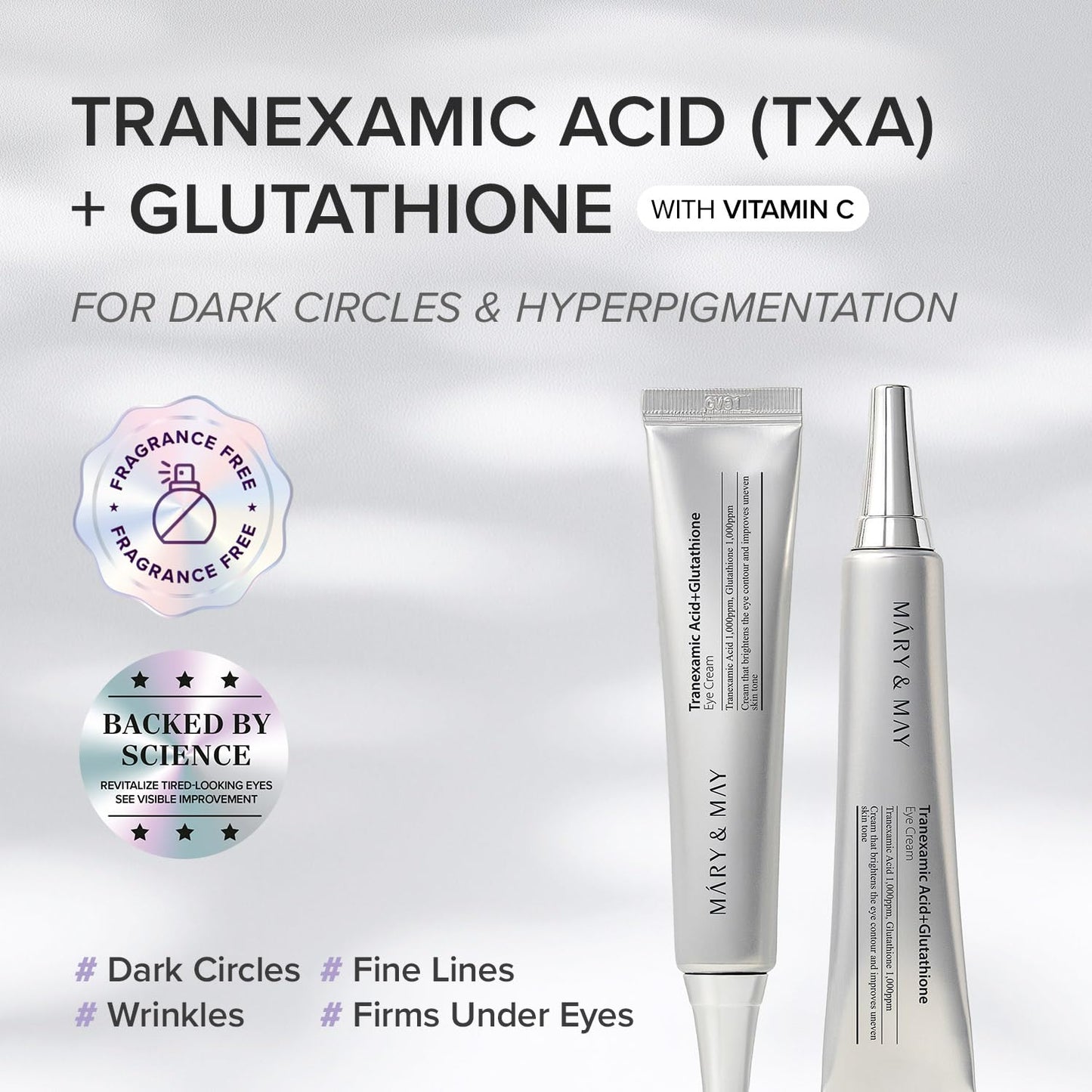 Mary&May Tranexamic Acid (TXA)+Glutathione Eye Cream - 30ml