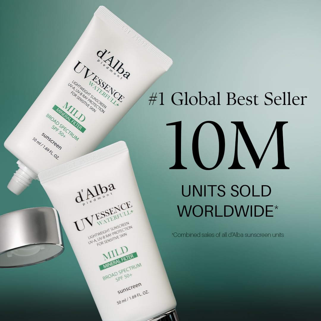 d'alba Piedmont Italian White Truffle Waterfull Mild Sunscreen - 50ml