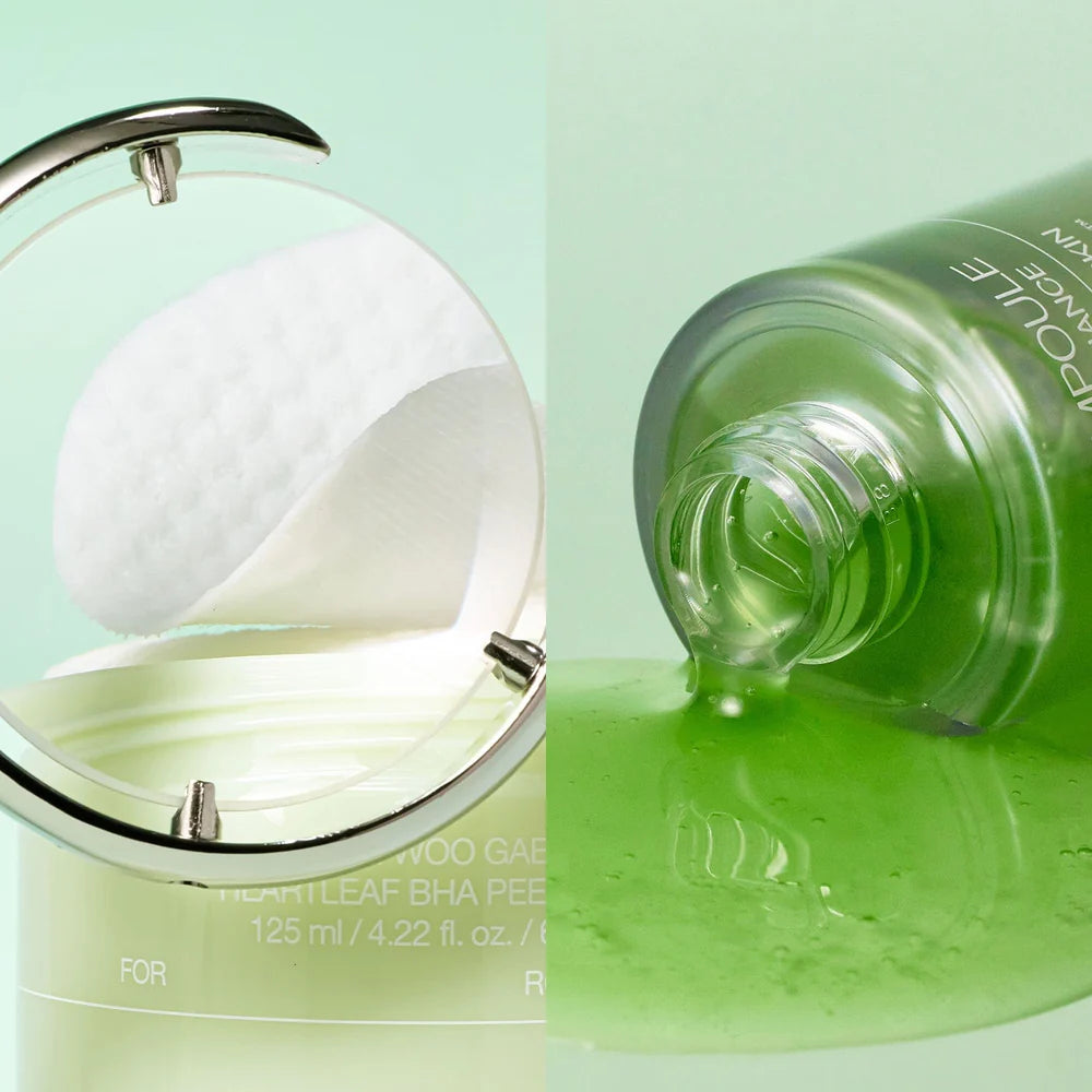 [Celimax] The Real Noni Energy Ampoule & Ji Woo Gae Heartleaf BHA Peeling Pad Set