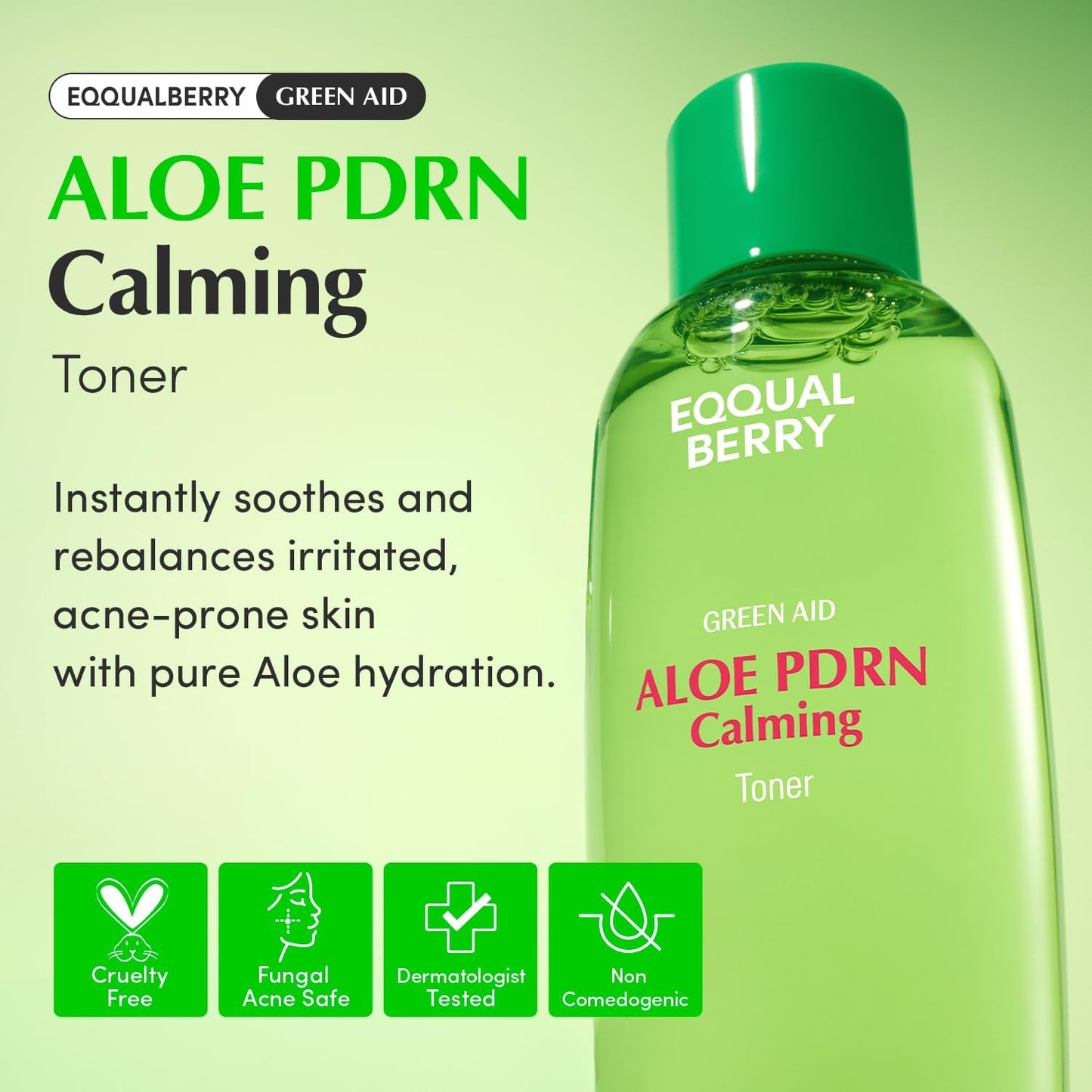 EQQUALBERRY Aloe PDRN Calming Toner 150ml