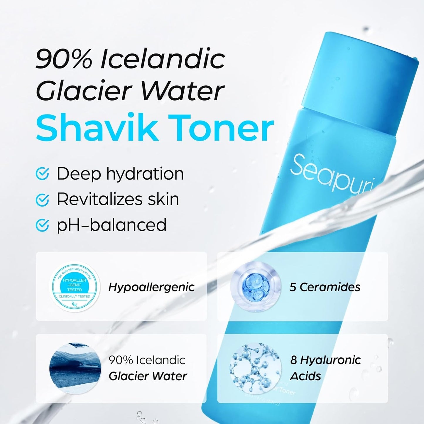 Seapuri Shavik Icelandic Glacier Hydrating Toner – 200ml