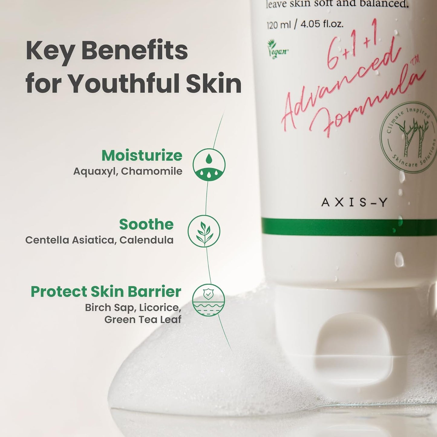 [AXIS-Y] - Sunday Morning Refreshing Cleansing Foam 120ml