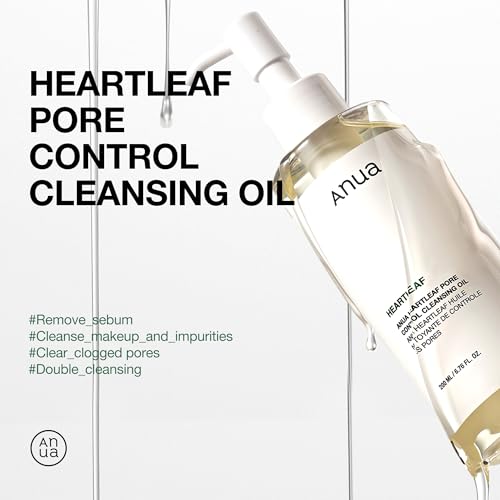 Heartleaf Pore Control Cleansing Oil by Anua for Unisex - 6.76 oz Cleanser