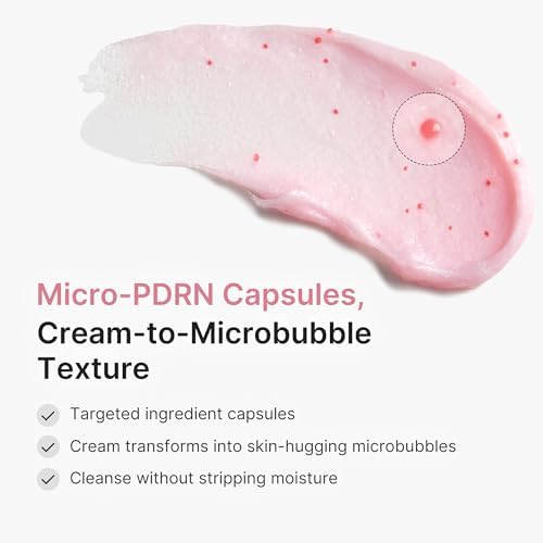 medicube Mini Booster Pro Plus Pink Cleansing Duo Set: Mini Booster Pro Cleansing Device Pink and PDRN Capsule Foam Cleanser | Pore, Makeup, Excess Sebum Care | Deep Cleansing Routine, Korean Skincare