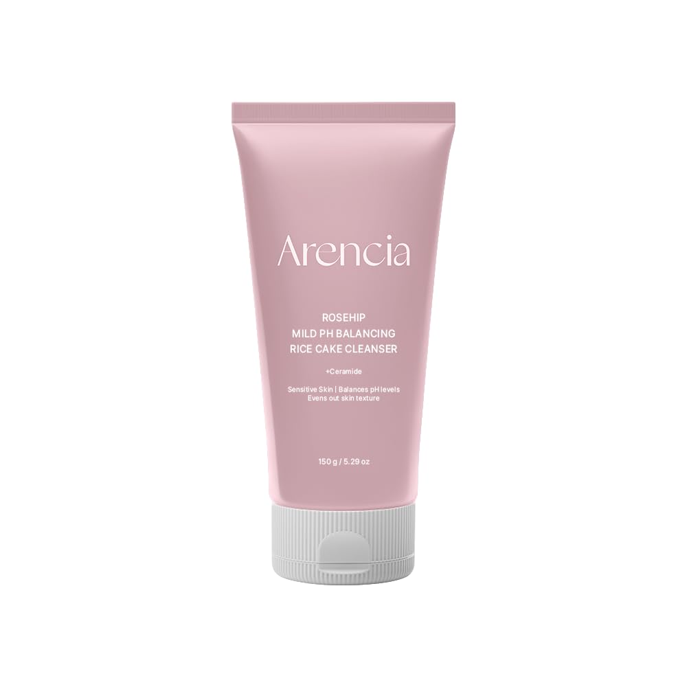 ARENCIA Salicylic Acid, Green Tea + LHA Deep Pore Rice Cake Cleanser – Deep Pore Cleansing, Acne Face Wash, Blackhead Remover, 5.07 fl oz