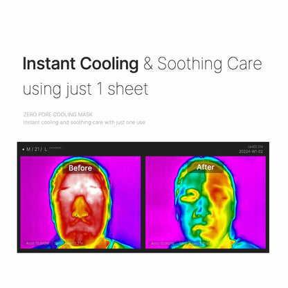 [Medicube] ZERO PORE COOLING MASK 27g -  (1EA/4EA)