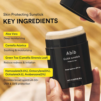 [ABIB] Quick Sunstick Protection Bar SPF50+ PA++++