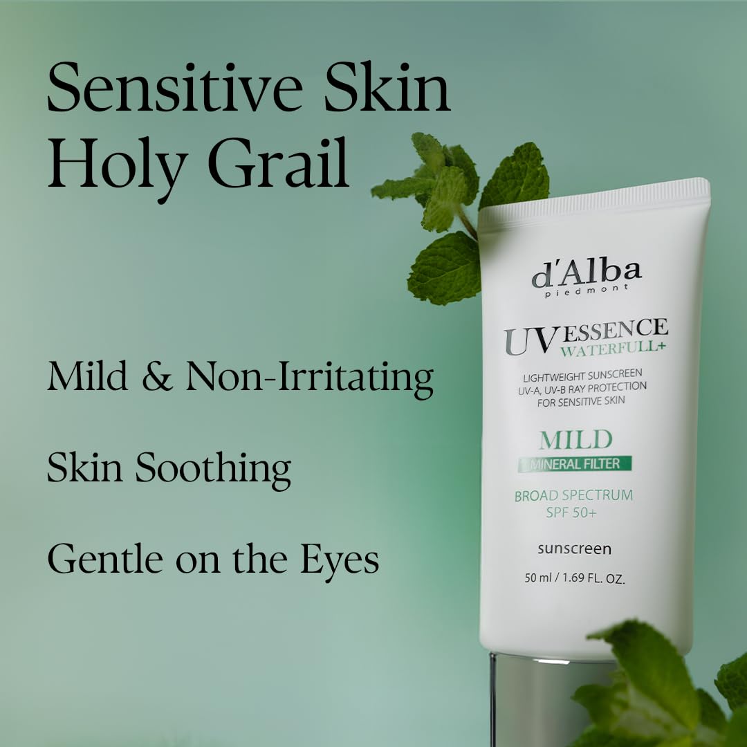 d'alba Piedmont Italian White Truffle Waterfull Mild Sunscreen - 50ml