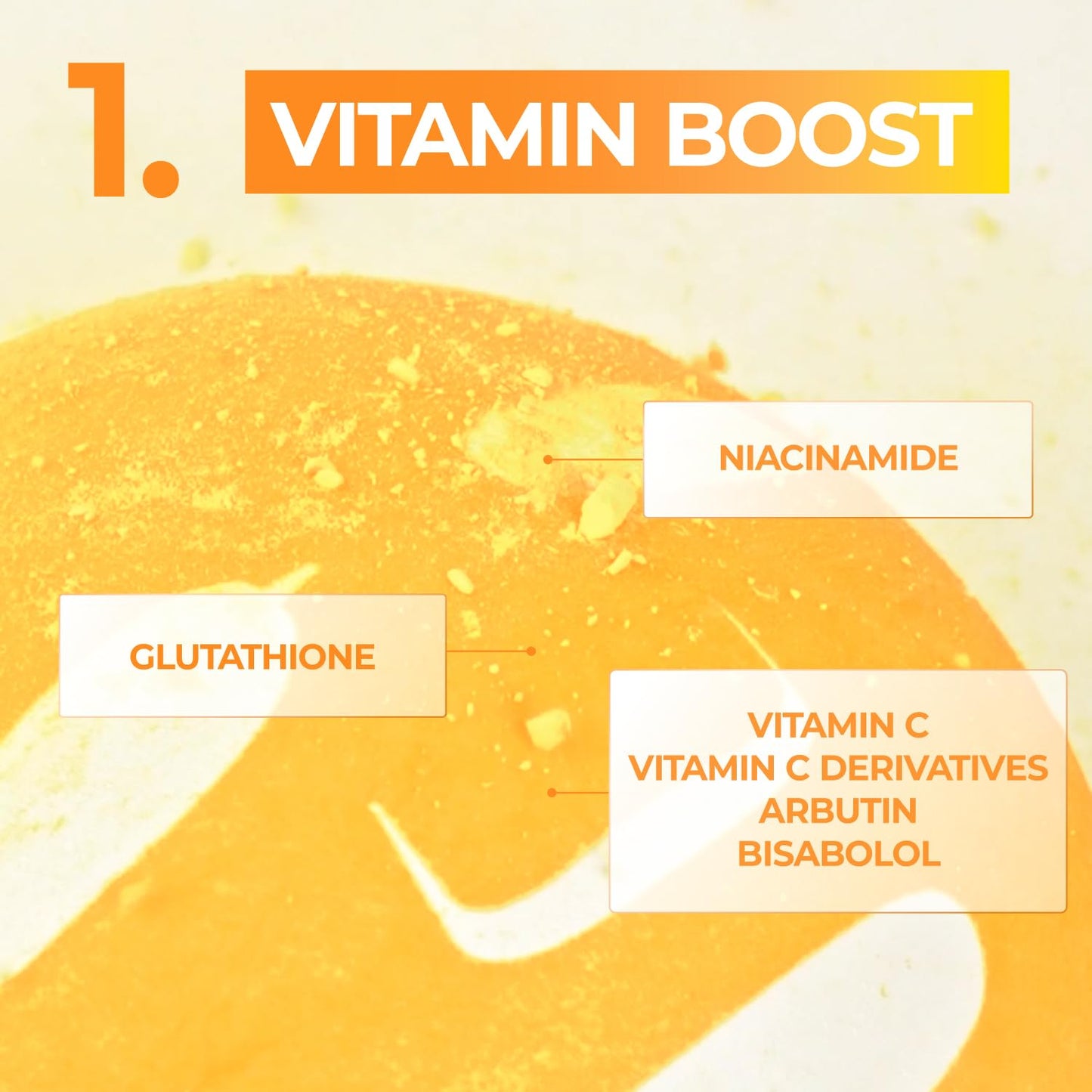 Numbuzin No.5 Sheet Mask | Vitamin Spotlight Sheet Mask - 5EA