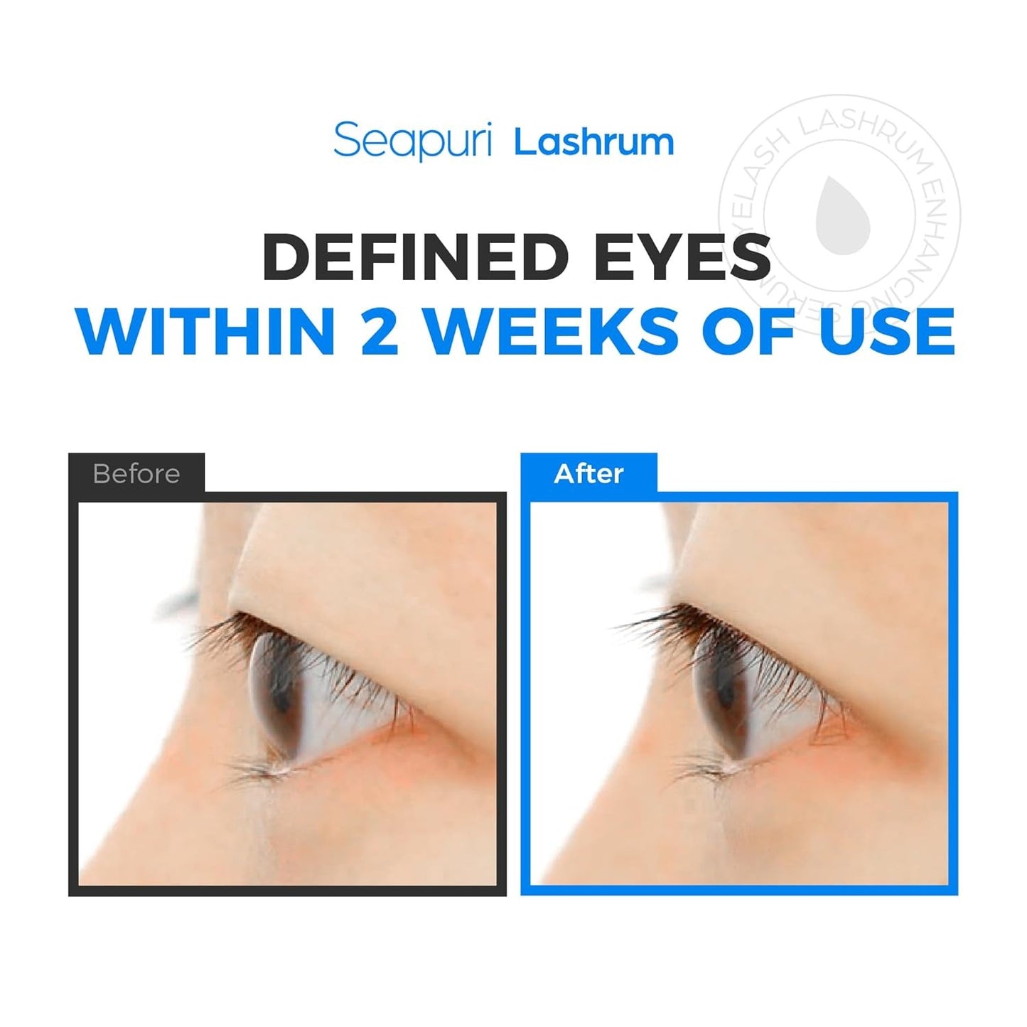Seapuri Lashrum Eyelash Enhancing Serum - 10 g