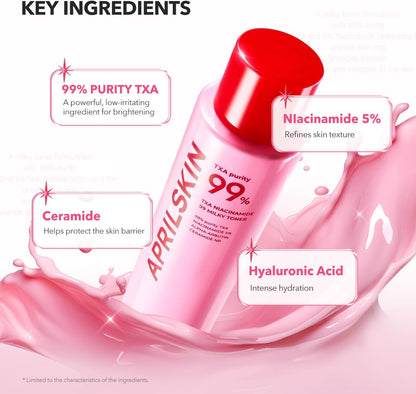 APRILSKIN TXA + Niacinamide 99 Pink Milky Toner -  150ml