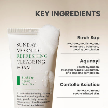 [AXIS-Y] - Sunday Morning Refreshing Cleansing Foam 120ml