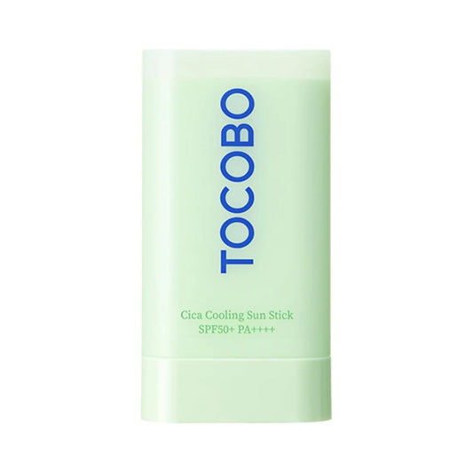TOCOBO Cica Cooling Sun Stick SPF50+ PA++++ 1.69 fl. oz - Fermented Cica Complex, Reduces Skin Temperature, Quick Soothing, Lightweight and Moisturizing