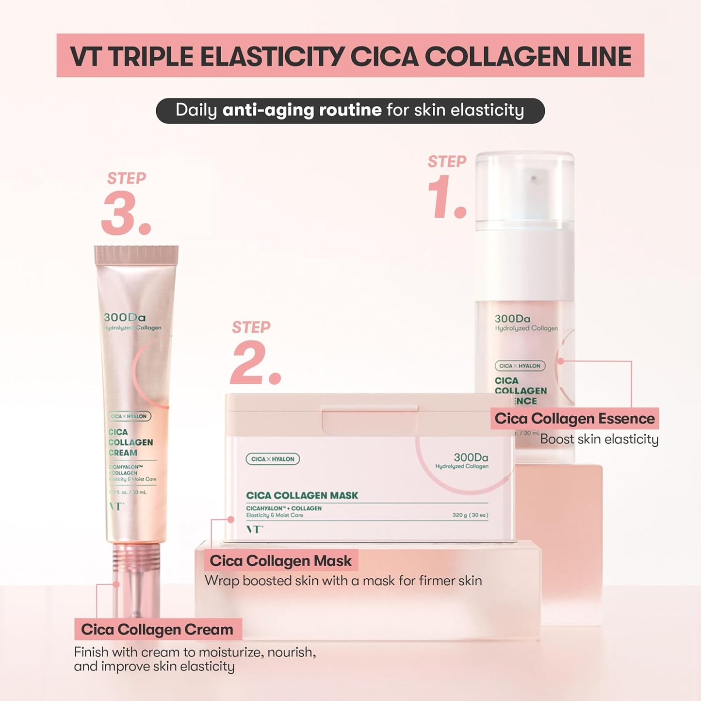 [VT COSMETICS] Cica Collagen Essence 30ml