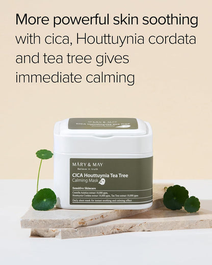 Mary&May CICA Houttuynia Tea Tree Calming Mask