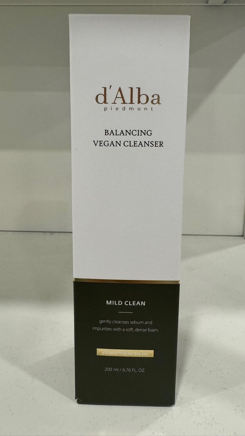 d'Alba Piedmont Italian White Truffle Mild Skin Balancing Vegan Cleanser