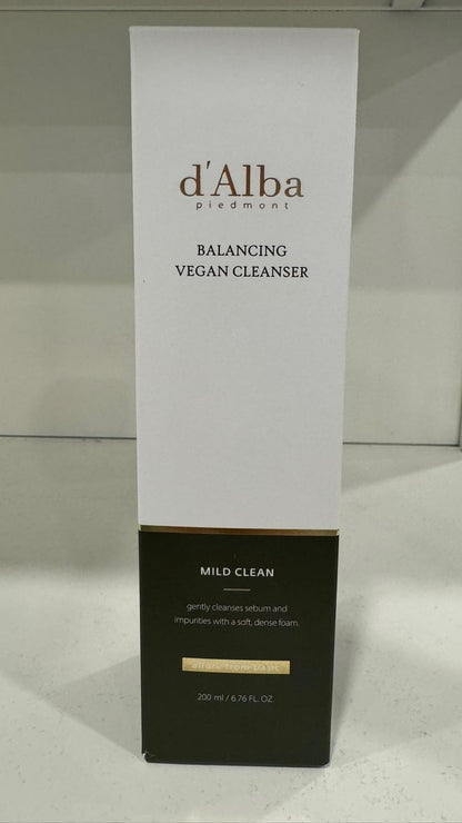 d'Alba Piedmont Italian White Truffle Mild Skin Balancing Vegan Cleanser