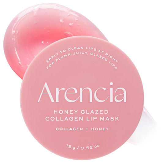 Arencia Honey Glazed Collagen Lip Mask – Overnight Lip Treatment (0.52 oz / 15g) 🍯💋