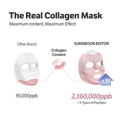 Sungboon Editor Deep Collagen Power Boosting Mask (37gx4ea)