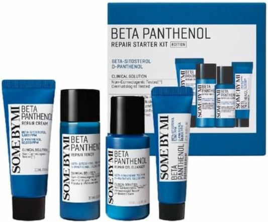 Some By Mi Beta Panthenol Repair Starter Kit | Korean Set of 4 Travel kit |