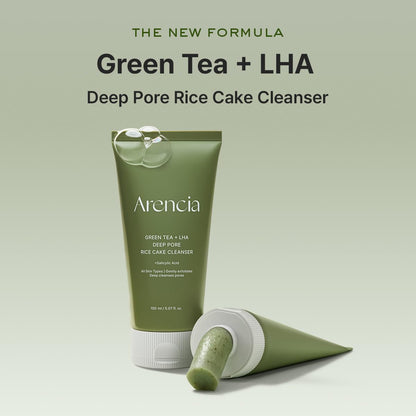 ARENCIA Rice Cake Cleanser Duo – Green Tea LHA + Rice LHA Cleansers 🌿✨