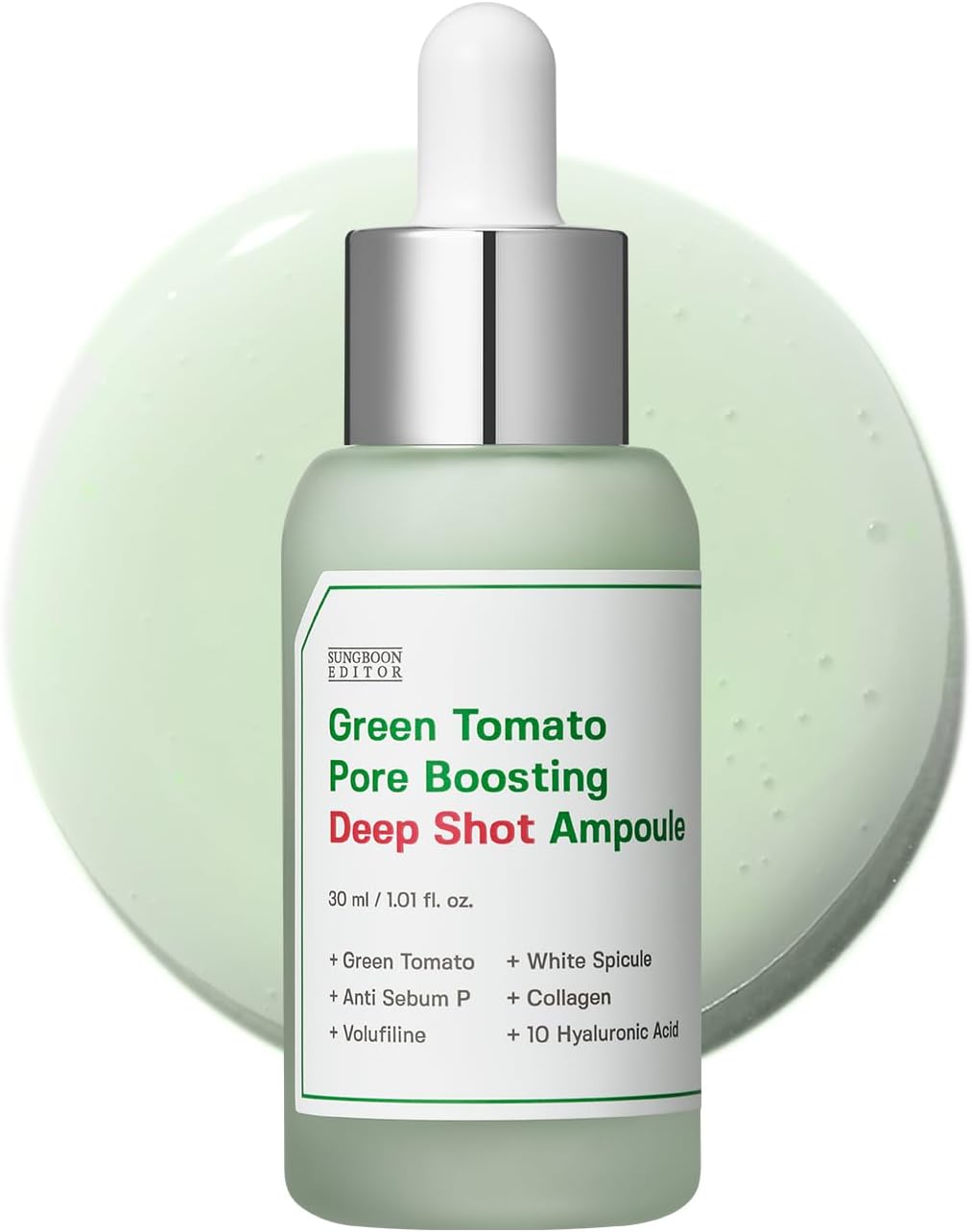 SUNGBOON EDITOR Green Tomato Pore Boosting Deep Shot Ampoule 30ml