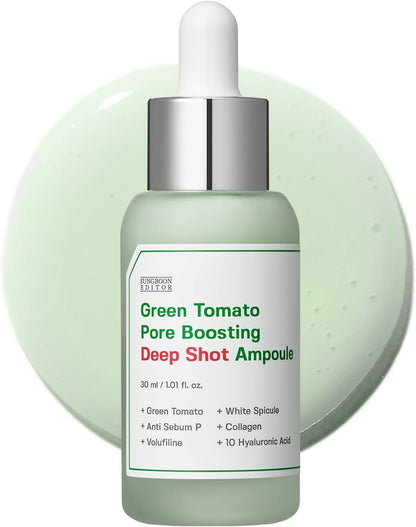 SUNGBOON EDITOR Green Tomato Pore Boosting Deep Shot Ampoule 30ml