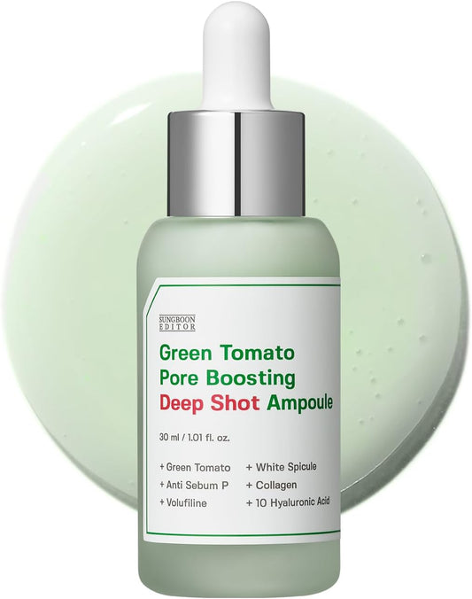 SUNGBOON EDITOR Green Tomato Pore Boosting Deep Shot Ampoule 30ml