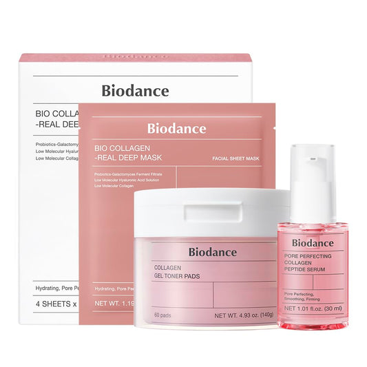 BIODANCE Collagen Pink Glow Trio