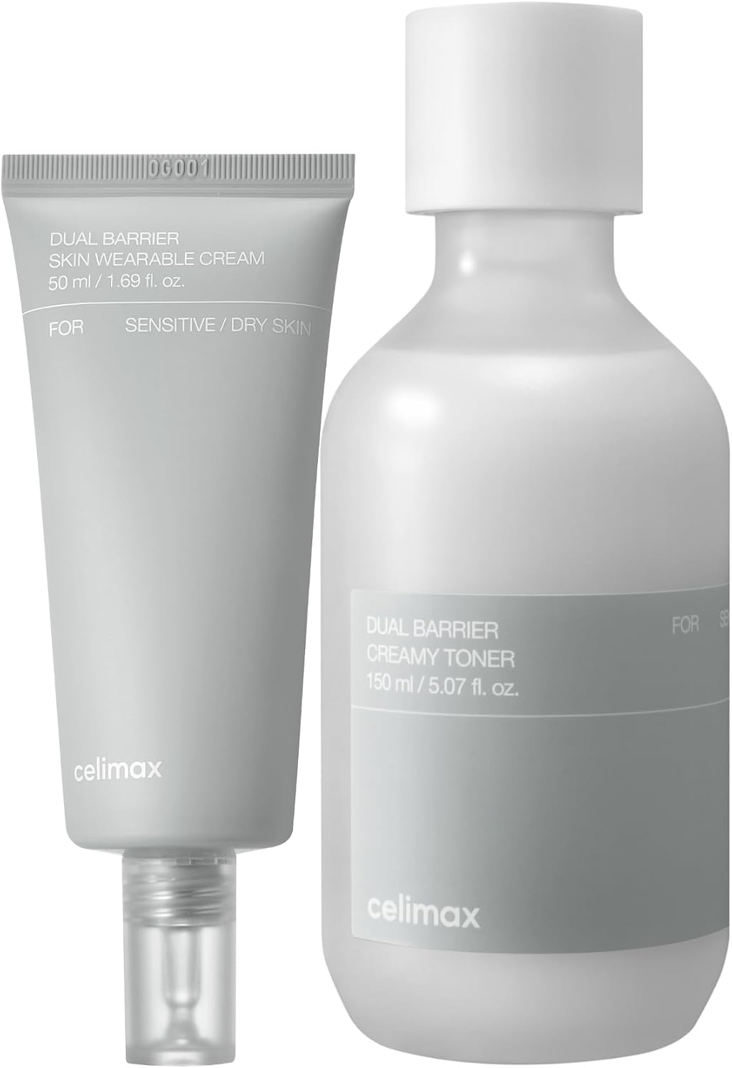 Celimax Dual Barrier Creamy Toner + Dual Barrier Skin Wearable Cream