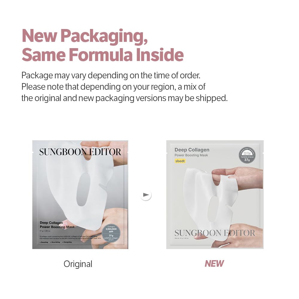 Sungboon Editor Deep Collagen Power Boosting Mask (37gx4ea)
