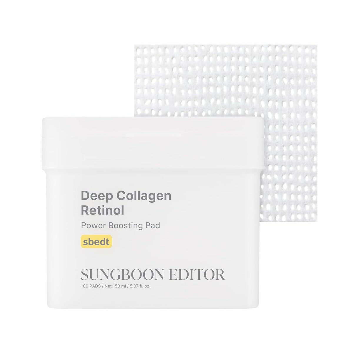 SUNGBOON EDITOR Deep Collagen Retinol Power Boosting Pad (150ml / 100 Pads)