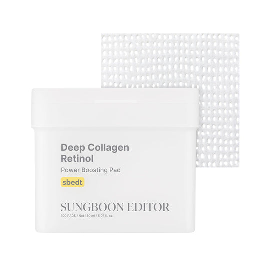 SUNGBOON EDITOR Deep Collagen Retinol Power Boosting Pad (150ml / 100 Pads)
