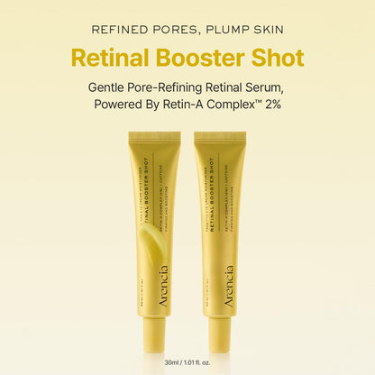 Arencia Retinal Booster Shot Serum (Pack of 2) – Advanced Firming Night Serum (30ml / 1.01 fl oz each) 🌙✨