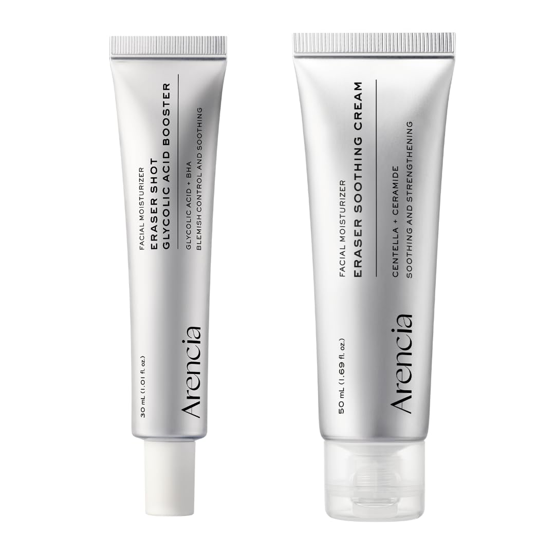 Arencia Eraser Shot Glycolic Acid Booster Serum and Soothing Cream