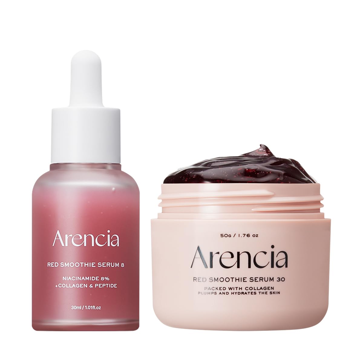Arencia Red Collagen Serum Duo – Pore Perfection, Glow & Soothing Care ❤️✨