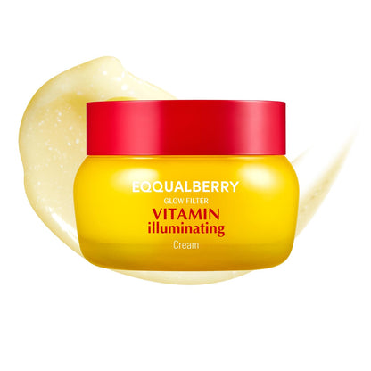 EQQUALBERRY Vitamin Illuminating Serum & Cream Set ✨🍊