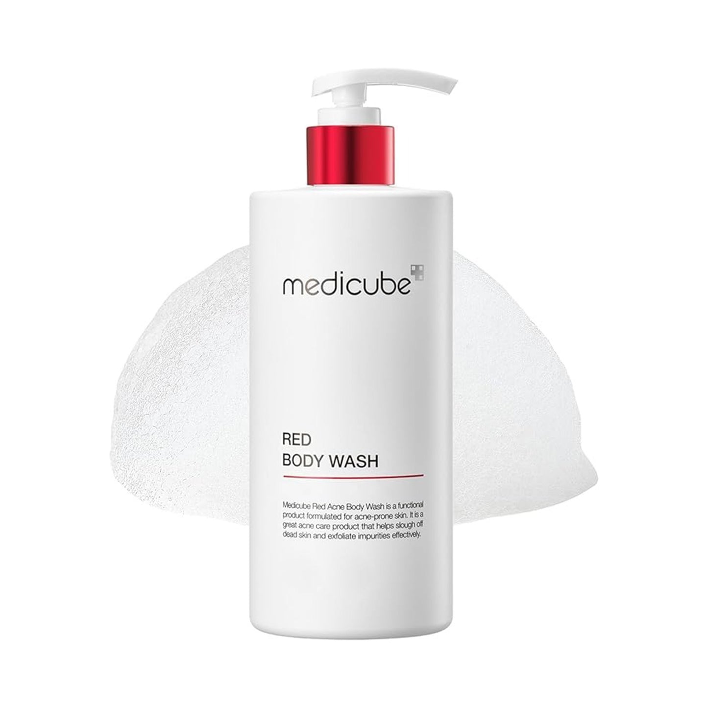 MEDICUBE Red Acne Body Wash 2.0 – Clarify & Calm Body Cleanse - 400 g