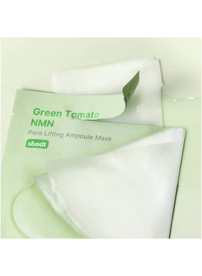 SUNGBOON EDITOR Green Tomato NMN Pore Lifting Ampoule Mask (23g x 10 Sheets)