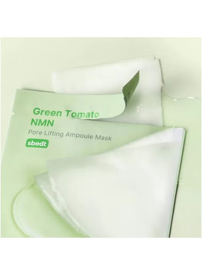 SUNGBOON EDITOR Green Tomato NMN Pore Lifting Ampoule Mask (23g x 10 Sheets)