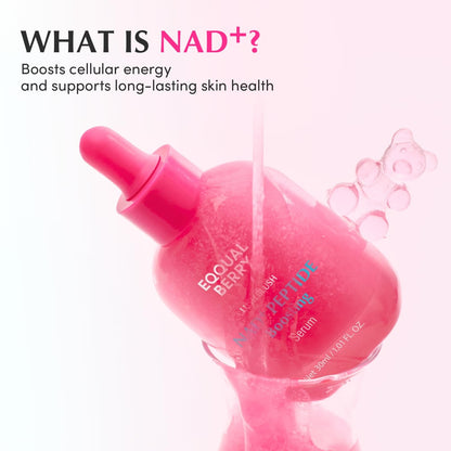 EQQUALBERRY NAD⁺ Peptide Boosting Smoothie Serum – Recharge & Glow - 30 ml