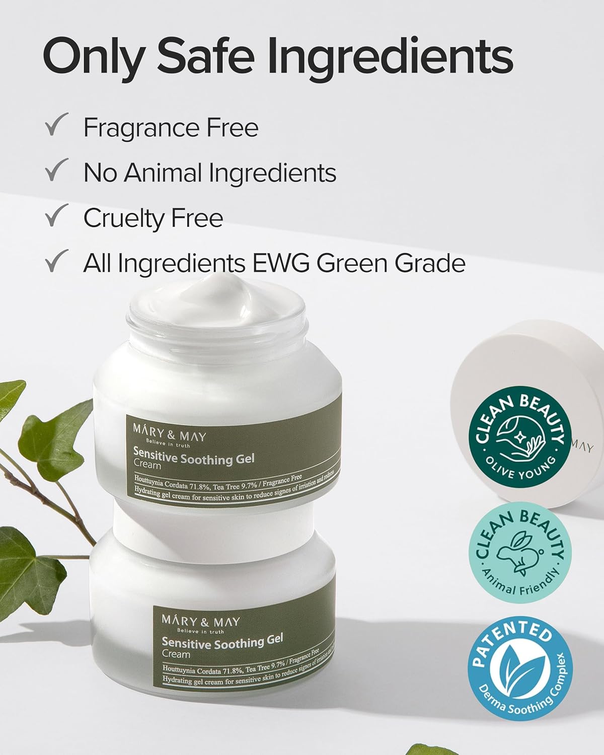 Mary&May Sensitive Soothing Gel Cream - 70g